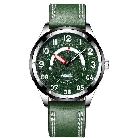 Curren Green Strap and Dial Watch (Dial 4.4cm) - CUR188