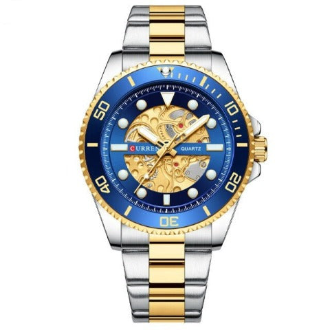 Curren Men's Gold Stainless Steel Watch (Dial 4.4cm) - CUR217