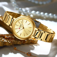 CURREN Watch Women New Fashion Luxury Stainless Steel Wristwatch Bracelet Simple  Waterproof Luminous Ladies Watches