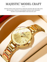 CURREN Watch Women New Fashion Luxury Stainless Steel Wristwatch Bracelet Simple  Waterproof Luminous Ladies Watches