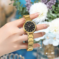 CURREN Watch Women New Fashion Luxury Stainless Steel Wristwatch Bracelet Simple  Waterproof Luminous Ladies Watches