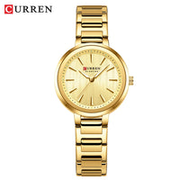 CURREN Watch Women New Fashion Luxury Stainless Steel Wristwatch Bracelet Simple  Waterproof Luminous Ladies Watches