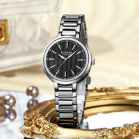 CURREN Watch Women New Fashion Luxury Stainless Steel Wristwatch Bracelet Simple  Waterproof Luminous Ladies Watches