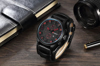 CURREN Top Brand Luxury Mens Watches Male Clocks Date Sport Military Clock Leather Strap Quartz Business Men Watch Gift 8225