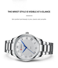 CURREN Gold Men's Watch Top Brand Luxury Gold Quartz Stainless Steel Waterproof Business Fashion Simple Watch Relogio Masculino