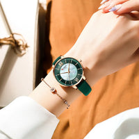 New CURREN Woman Watch Top Luxury Brand Elegant Ladies Quartz Wristwatches with Leather Strap Charming Design Girl Clock