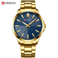 Watches For Men CURREN Luxury Branded Stainless Steel Fashion Business Mens Watch Quartz Wristwatch Man Clock Waterproof Relogio