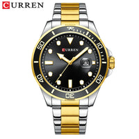 2021CURREN New Watch Men Automatic Date Clock Fashion Sport Quartz Watch 30ATM Waterproof Luminous Watches Mens