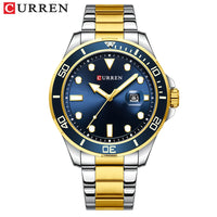 2021CURREN New Watch Men Automatic Date Clock Fashion Sport Quartz Watch 30ATM Waterproof Luminous Watches Mens