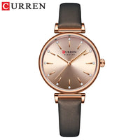 CURREN Women Watch Top Brand Luxury Gold Female Waterproof Clock Silver Stainless Steel Bracelet Simple Ladies Wristwatch 9081