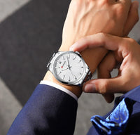 Watches For Men CURREN Luxury Branded Stainless Steel Fashion Business Mens Watch Quartz Wristwatch Man Clock Waterproof Relogio