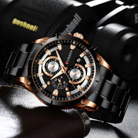 CURREN Mens Watches Fashion Top Brand Luxury Business Automatic Date Watch Men Casual Waterproof Watch Relogio Masculino+Box