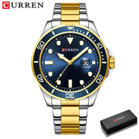 CURREN Top Brand Luxury Fashion Luminous Watch Men Waterproof Date Clock Sport Watches Mens Quartz Wristwatch Relogio Masculino