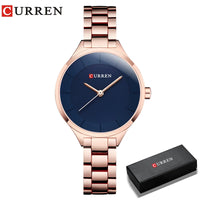 Curren 9015 Women Watches Luxury Gold Black Full Steel Dress Jewelry Quartz Watch Ladies Fashion Elegant Clock Relogio Feminino
