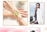 Curren 9015 Women Watches Luxury Gold Black Full Steel Dress Jewelry Quartz Watch Ladies Fashion Elegant Clock Relogio Feminino