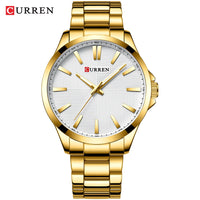 Watches For Men CURREN Luxury Branded Stainless Steel Fashion Business Mens Watch Quartz Wristwatch Man Clock Waterproof Relogio