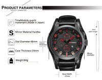 CURREN Top Brand Luxury Mens Watches Male Clocks Date Sport Military Clock Leather Strap Quartz Business Men Watch Gift 8225