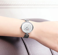 Women Watch CURREN Luxury Brand Fashion Casual Ladies Quartz Wristwatch Rose Gold Stainless Steel Mesh Dress Clock For Girl