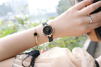 CURREN Women Fashion Watch Creative Lady Casual Watches Stainless Steel Band Stylish Desgin Blue Quartz Watch for Female