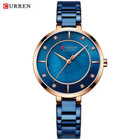 CURREN Women Watches Luxury Brand Fashion Casual Ladies Watch Women Quartz Diamond Lady Bracelet Wrist Watches For Women
