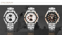 2022 CURREN Top Brand Quartz Watch Men Waterproof Sport Military Wristwatch Men Business Stainless Steel Male Clock Reloj Hombre