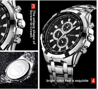 2022 CURREN Top Brand Quartz Watch Men Waterproof Sport Military Wristwatch Men Business Stainless Steel Male Clock Reloj Hombre
