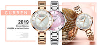 CURREN Women Watches Luxury Brand Fashion Casual Ladies Watch Women Quartz Diamond Lady Bracelet Wrist Watches For Women
