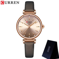 CURREN Women Watch Top Brand Luxury Gold Female Waterproof Clock Silver Stainless Steel Bracelet Simple Ladies Wristwatch 9081