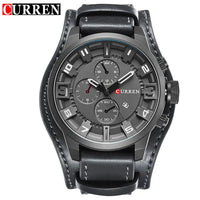 CURREN Top Brand Luxury Mens Watches Male Clocks Date Sport Military Clock Leather Strap Quartz Business Men Watch Gift 8225