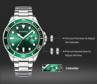CURREN Top Brand Luxury Fashion Luminous Watch Men Waterproof Date Clock Sport Watches Mens Quartz Wristwatch Relogio Masculino