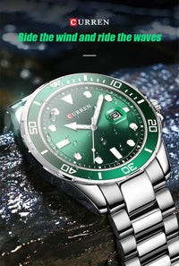 CURREN Top Brand Luxury Fashion Luminous Watch Men Waterproof Date Clock Sport Watches Mens Quartz Wristwatch Relogio Masculino
