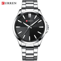 Watches For Men CURREN Luxury Branded Stainless Steel Fashion Business Mens Watch Quartz Wristwatch Man Clock Waterproof Relogio