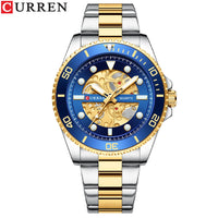 CURREN Fashion Mens Stainless Steel Watches Luxury Men Sports Quartz Wrist Watch Male Business Casual Watch relogio masculino