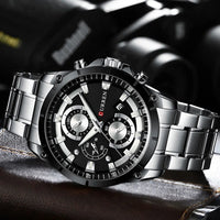 CURREN Mens Watches Fashion Top Brand Luxury Business Automatic Date Watch Men Casual Waterproof Watch Relogio Masculino+Box