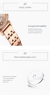 CURREN Fashion Women Watch Top Brand Luxury Lady Girl Wristwatch Original Stainless Steel Bracelet Classic Female Clock 9087