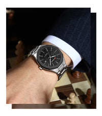 CURREN Men Watch Fashion Classial Luminous with Date Stainless Steel Band Relogio Masculino