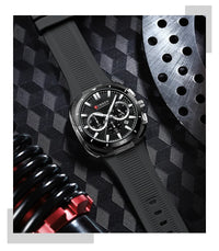 CURREN 8502 Brand New Quartz Watches for Men Chronograph Calendar Luminous Sport 30M Waterproof Silicone Strap Mens Wristwatch