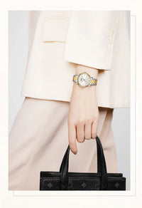 CURREN New Watch Women Fashion Casual Stainless Steel Watches Simple Ladies Round Dial Quartz Wristwatches Clock Reloj Mujer
