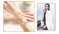 CURREN Fashion Women Watch Top Brand Luxury Ladies Girl Wristwatch Silver Stainless Steel Bracelet Classic Female Clock 9024