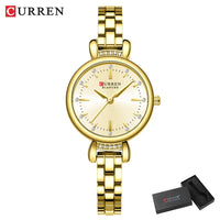 CURREN Ladies Light Luxury Watch Brand Jewelry Bracelet Watch Fashionable Girls Elegant Waterproof Quartz Watch