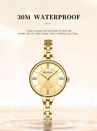 CURREN 9097 Luxury Bracelet Simple Casual Quartz Watches Women Wristwatch Female Clock Ladies Watch часы женские на