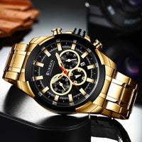 CURREN Quartz Watch for Men Top Brand Luxury Fashion Business Watches Steel Waterproof Man Sport Wristwatch Relogio Masculino