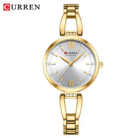 CURREN 9092 Women's Roman Letter Chain Watch Waterproof Small Dial Women's Fashion Watch Ladies' wristwatch