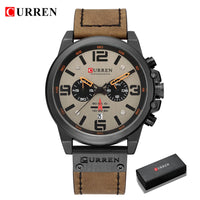 CURREN 8314 Watch For Men Top Brand Luxury Leather Quartz Men Watches Date Business Sport Male Wristwatch Clock Montre Homme