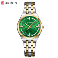 CURREN Luxury Women Watches Fashion Casual FemaleLadies Stainless Steel Quartz Wristwatches Life Waterproof Girlfriend Gift