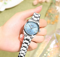 CURREN Women Watch Top Brand Luxury Lady Girl Wristwatch Elegant Stainless Steel Bracelet Waterproof Casual Female Clock 9095