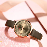 CURREN 9079 Elegant Women's Quartz Watch Fashion Casual Leather Strap Waterproof Clock Business Lady Watch Gift Reloj Mujer