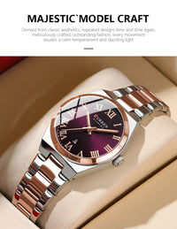 CURREN Women Watch Top Brand Luxury Lady Girl Wristwatch Elegant Stainless Steel Bracelet Waterproof Casual Female Clock 9095