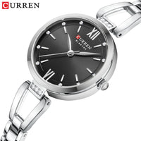 CURREN 9092 Women's Roman Letter Chain Watch Waterproof Small Dial Women's Fashion Watch Ladies' wristwatch