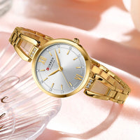 CURREN 9092 Women's Roman Letter Chain Watch Waterproof Small Dial Women's Fashion Watch Ladies' wristwatch